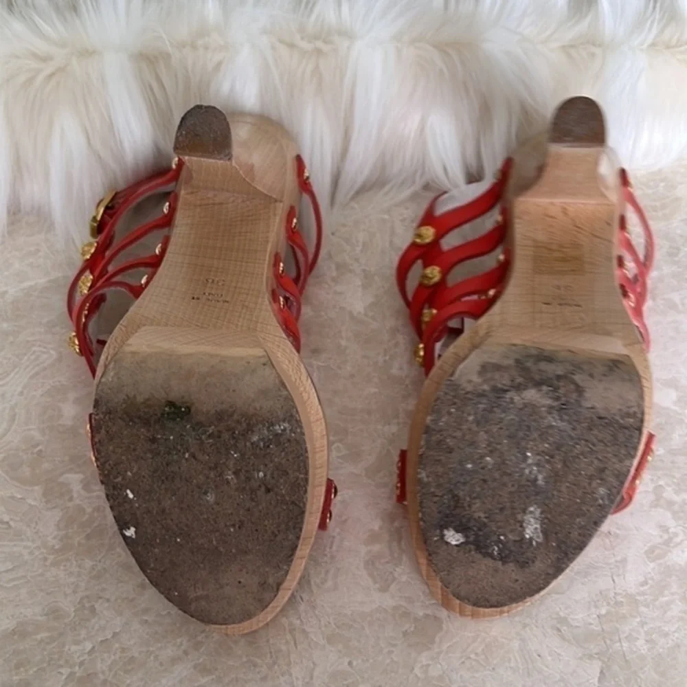 VERSACE‎ leather and wood high authentic​
